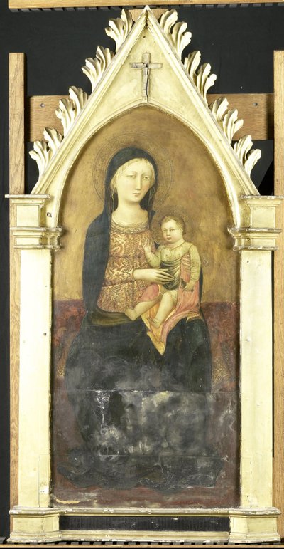 La Virgen y el Niño de Pseudo Ambrodigio di Baldese (attributed to)