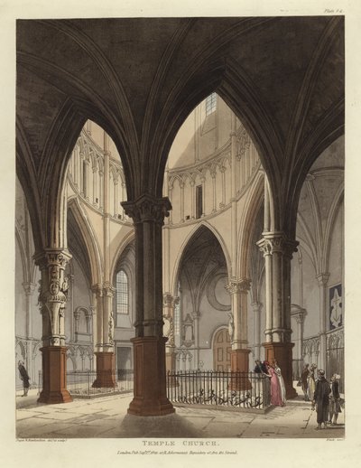 Iglesia del Templo de Pugin and Rowlandson