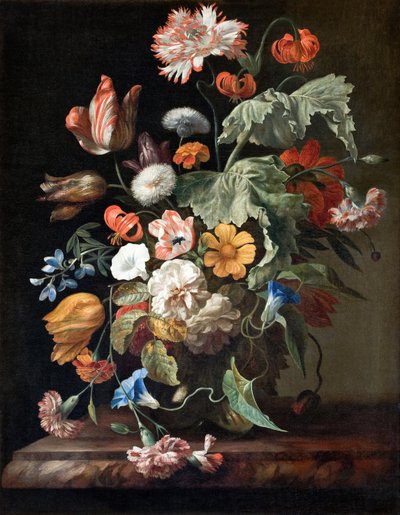 Naturaleza muerta con flores de Rachel Ruysch