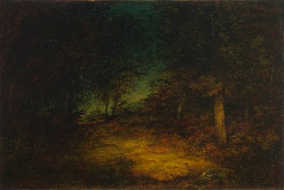 interiores de madera de Ralph Albert Blakelock