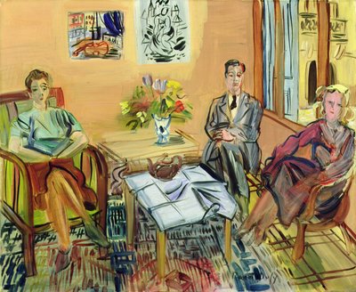 Tres figuras sentadas de Raoul Dufy