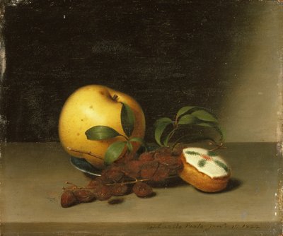 Naturaleza muerta con pastel, 1822 de Raphaelle Peale