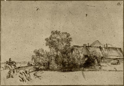 Casa de Campo en Amsteldijk de Rembrandt van Rijn