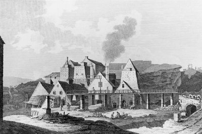 Blaenavon Ironworks (grabado) de Richard Colt (after) Hoare