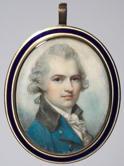 Retrato de un hombre, c. 1790 de Richard Cosway