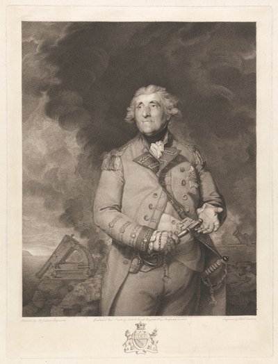 George Augustus Elliot Lord Heathfield de Richard Earlom