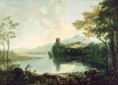 Castillo de Dolbardarn (óleo sobre lienzo) de Richard Wilson