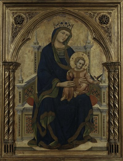 Virgen y Niño entronizados, c.1350 de Ridolfo di Arpo Guariento