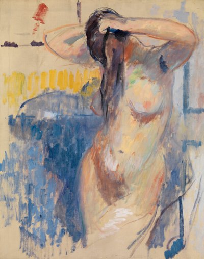 Estudio de desnudo (óleo sobre lienzo) de Rik Wouters