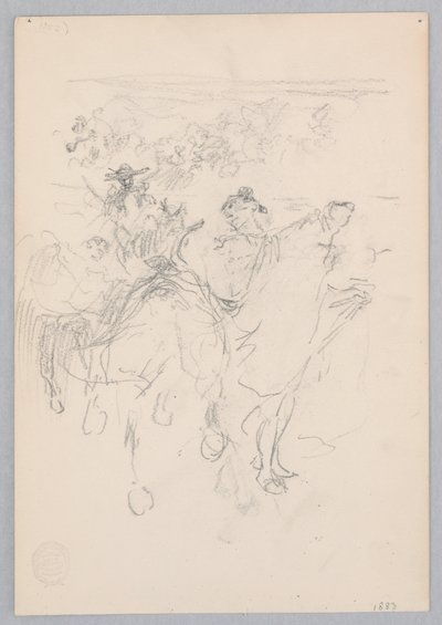 Hombres a caballo de Robert Frederick Blum