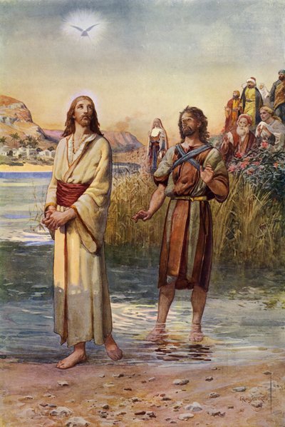 El bautismo de Jesús de Robert Payton Reid