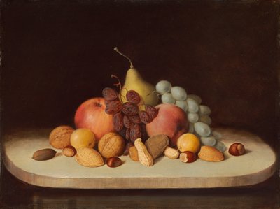 Naturaleza muerta con frutas y nueces de Robert Seldon Duncanson