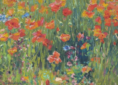 Amapolas de Robert William Vonnoh