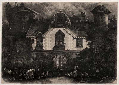 La Casa Encantada, 1871 de Rodolphe Bresdin