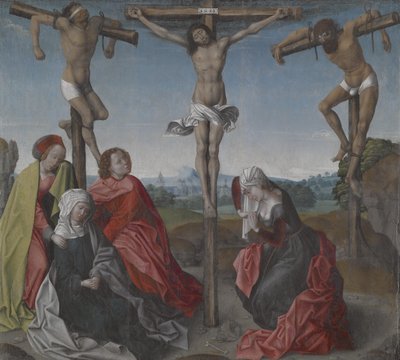 Crucifixión, c.1500 (óleo sobre lienzo) de Rogier van der Weyden