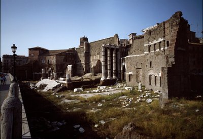 Vista del foro de Augusto de Roman