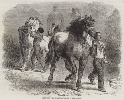 Boceto de La Feria del Caballo de Rosa Bonheur