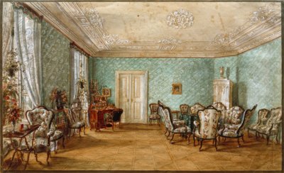 Salón de Fanny Elßler de Rudolf von Alt