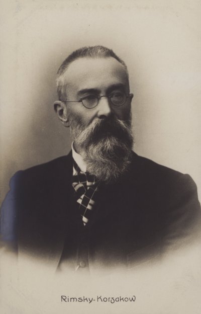 Nikolai Rimsky-Korsakov, compositor ruso de Russian Photographer