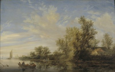 Paisaje fluvial de Salomon van Ruysdael