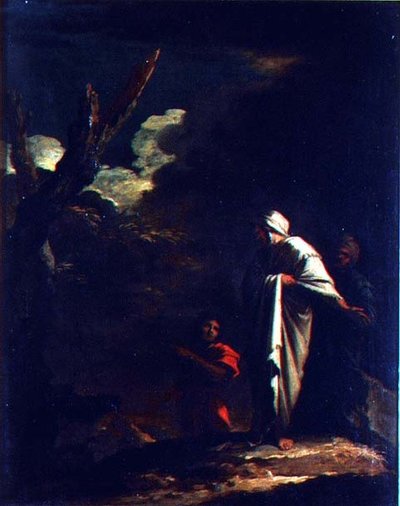 Paisaje con figuras de Salvator Rosa