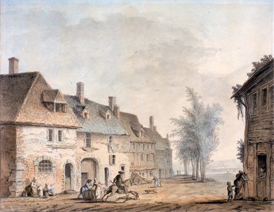 En Dieppe, 1770 de Samuel Hieronymous Grimm