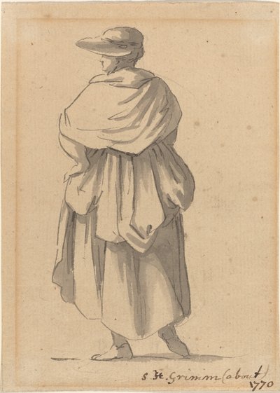 Una Mujer Campesina de Samuel Hieronymus Grimm