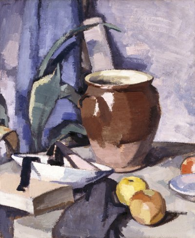 The Brown Crock (óleo sobre lienzo) de Samuel John Peploe