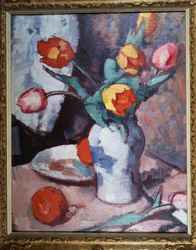 Tulipanes, c.1928 de Samuel John Peploe