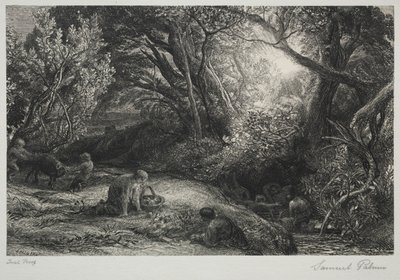 La mañana de la vida, 1860-1861 de Samuel Palmer