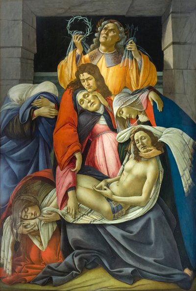 El Cristo muerto lloró de Sandro Botticelli