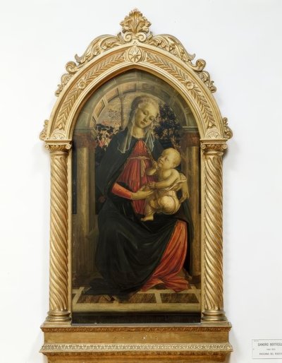 María con el niño de Sandro Botticelli