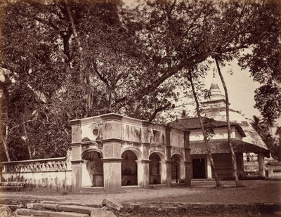 Templo Budista, Kalani, c. 1880 de Scowen and Co.