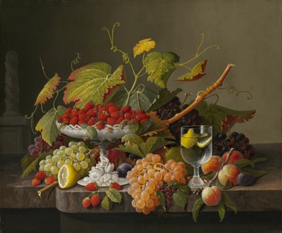 Una abundancia de frutas de Severin Roesen