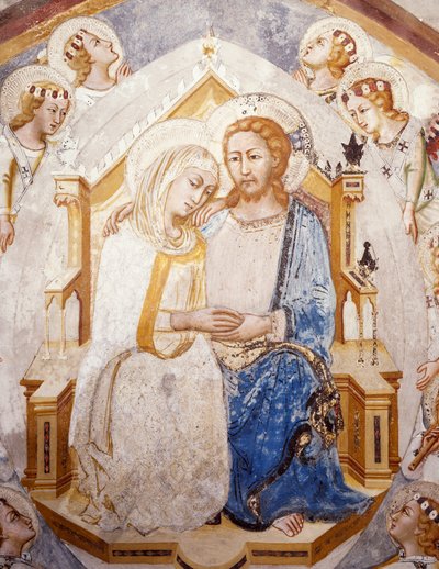 La Asunción de la Virgen (detalle) de Sienese School