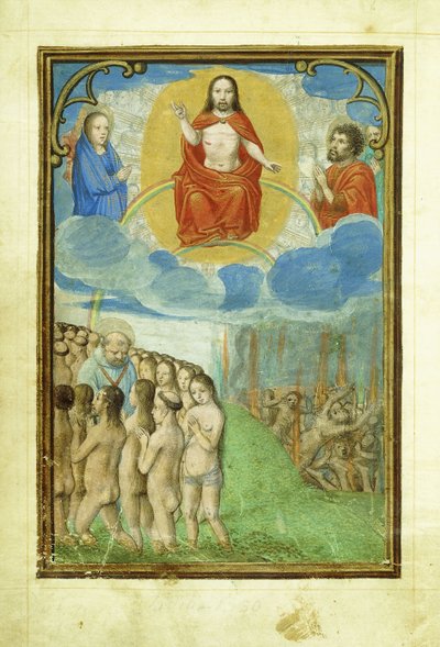 Juicio Final, década de 1520 de Simon Bening