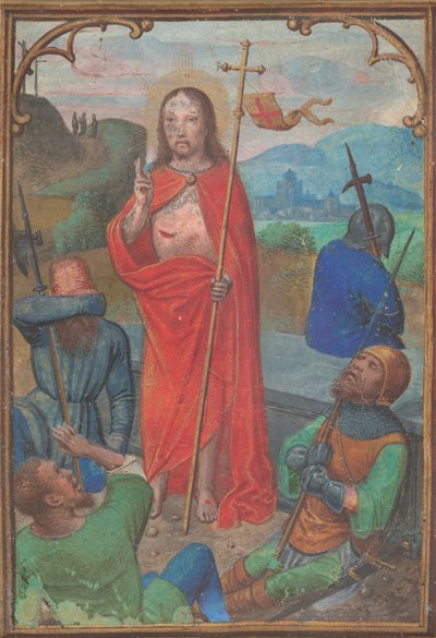 La resurrección, c. 1530 de Simon Bening