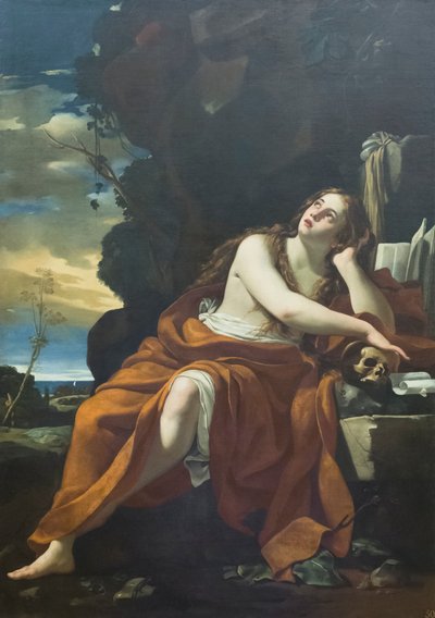 Santa María Magdalena penitente de Simon Vouet