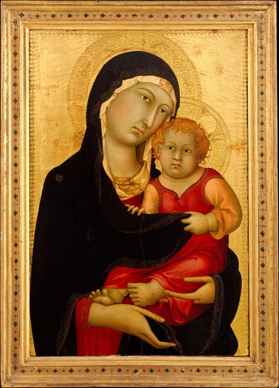 Madonna y Niño, ca. 1326 de Simone Martini