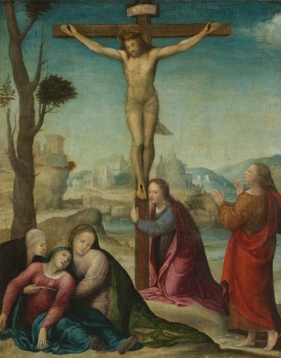 La crucifixión, siglo XVI de Sodoma