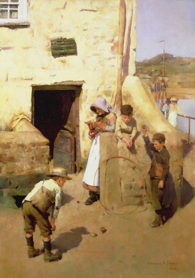 Negocios tranquilos en el pueblo de Stanhope Alexander Forbes