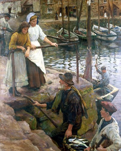 Los viejos escalones del muelle de Stanhope Alexander Forbes