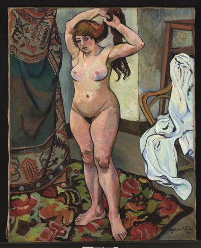 Gilberte desnuda peinándose de Suzanne Valadon