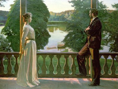 Noche de verano nórdica de Sven Richard Bergh