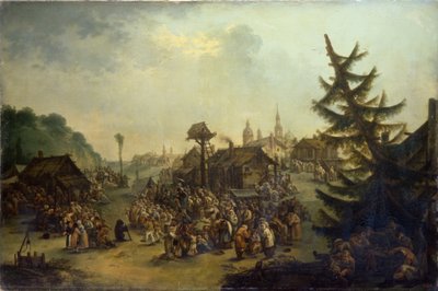 Campesinos festejando, 1779 de Tankov