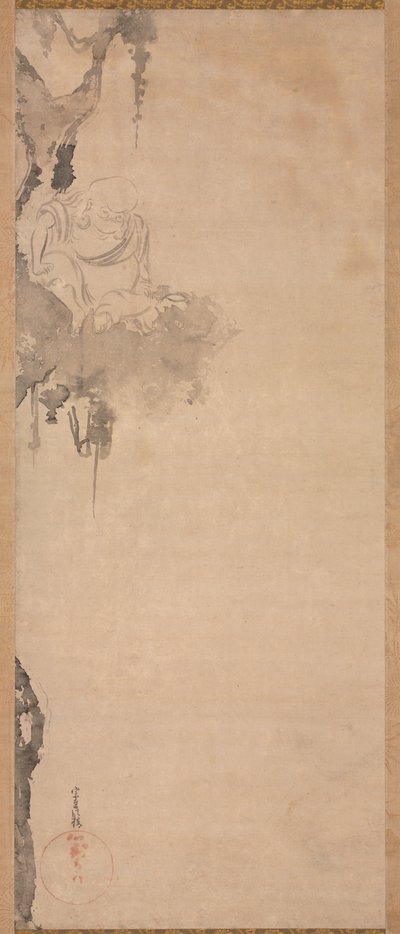 El sacerdote zen Choka, 1600-1640 de Tawaraya Sotatsu