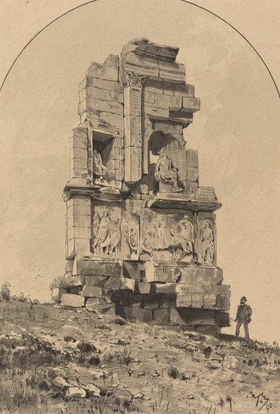 Monumento de Filopappos, 1890 de Themistocles von Eckenbrecher