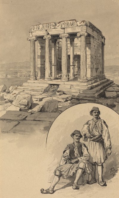 Templo de Nike, 1890 de Themistocles von Eckenbrecher