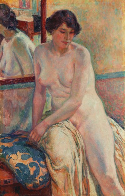 El descanso del modelo, 1912 de Théo van Rysselberghe