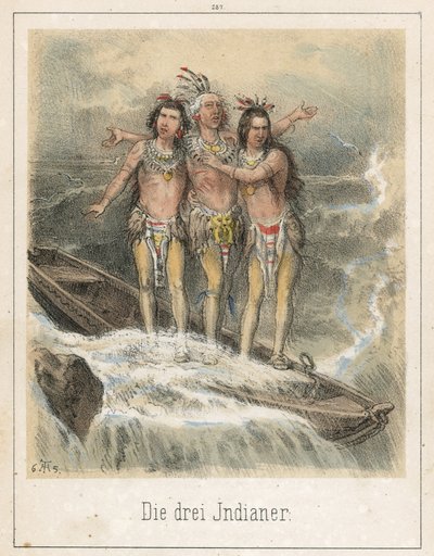 Los Tres Indios de Theodor Hosemann